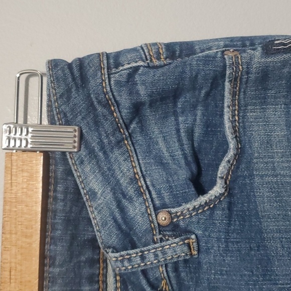 Silver Jeans Co Jeans Mens Sz 29 Blue Embelliahed Stylish Distressed Ripped Sam - Picture 7 of 16